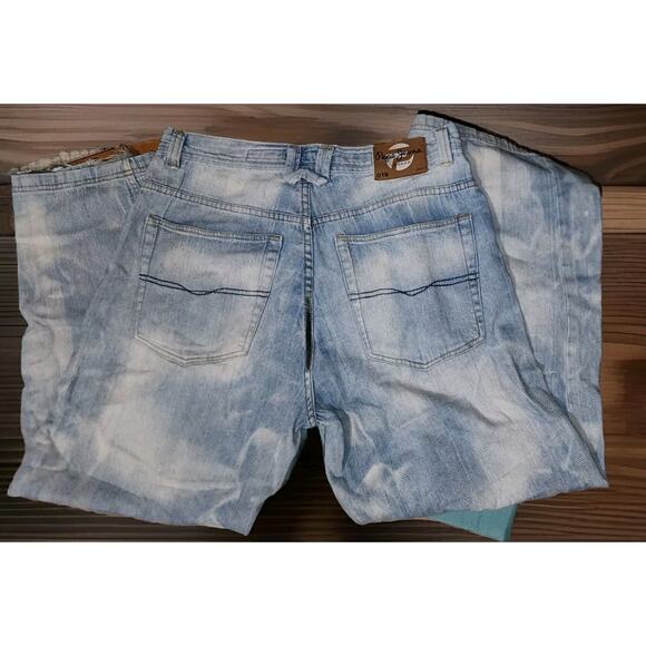 Vintage Pepe Jeans London 36x32 Baggy Distressed Hip Hop Wide Leg Street Rare! - Picture 6 of 11